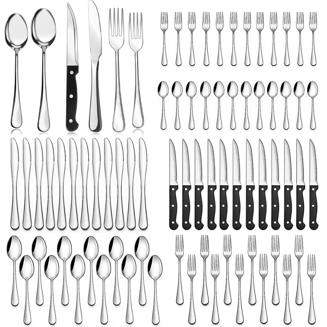 48 Pieces Silverware Set